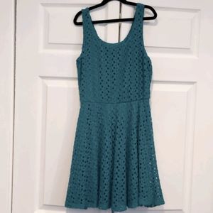 Lily Rose Teal Lace Dress size S